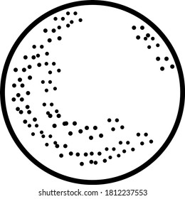 planet icon on white background