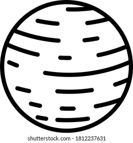 planet icon on white background