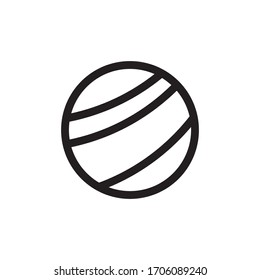 Planet Icon In Trendy  Design Vector Eps 10