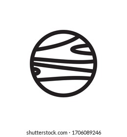 Planet Icon In Trendy  Design Vector Eps 10