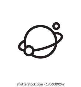 Planet Icon In Trendy  Design Vector Eps 10