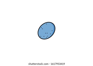 Planet icon in trendy flat style isolated on white background vector illustration