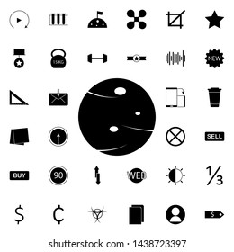 planet icon. Universal set of web for website design and development, app development