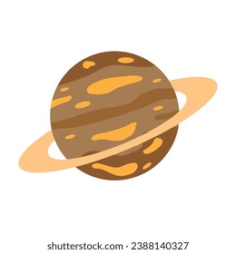 Planet icon vector. astronomy illustration sign. space symbol. science logo.