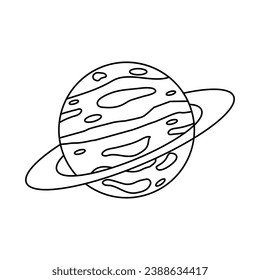 Planet icon vector. astronomy illustration sign. space symbol. science logo.