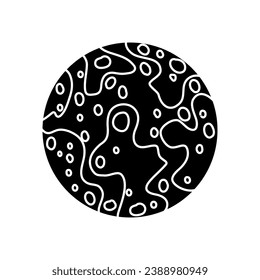 Planet icon vector. astronomy illustration sign. space symbol. science logo.