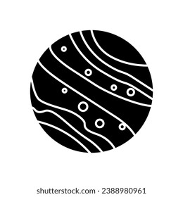 Planet icon vector. astronomy illustration sign. space symbol. science logo.