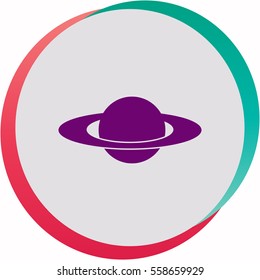 Planet  icon. Vector design.