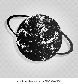 planet icon vector illustration
