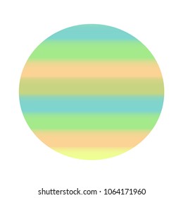 Planet icon Vector Illustration on the white background.