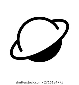 Planet Icon Vector Symbol Design Illustration