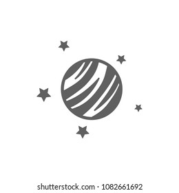 Planet icon vector. Symbol for your web site design, logo, app, UI. Vector illustration, EPS