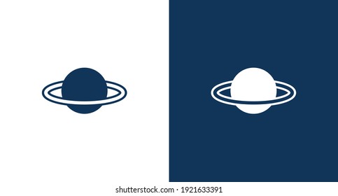Planet-Icon für Web und Mobile