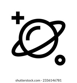 planet icon for your website, mobile, presentation, and logo design.