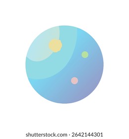 planet illustration, planet icon, full color