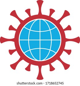 Planeta dentro del Coronavirus, paso 1.