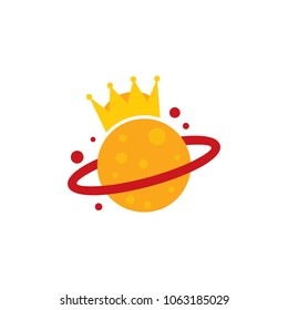 Planet King Logo Icon Design