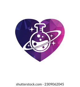 Planet Lab Logo Design Illustration vector planet lab logo