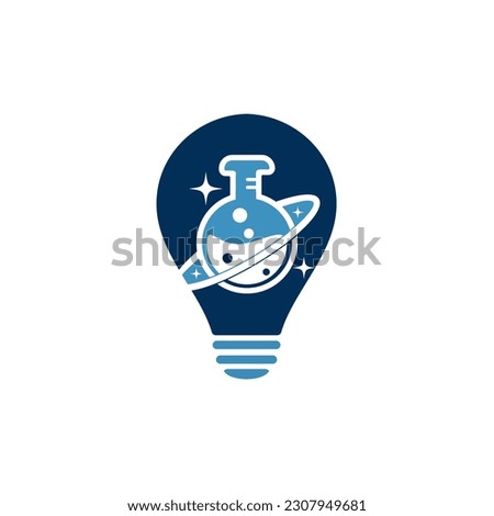 Planet Lab Logo Design Illustration vector planet lab logo