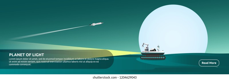 Planet of Light - Banner Design