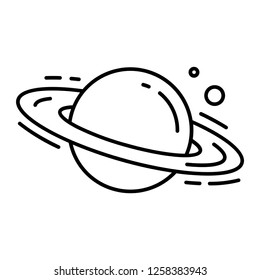 Planet line icon