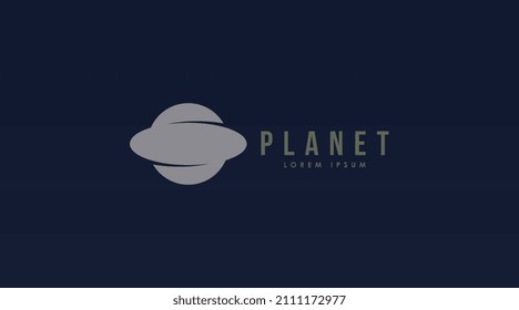 Vector de plantillas de diseño de logotipos planetarios