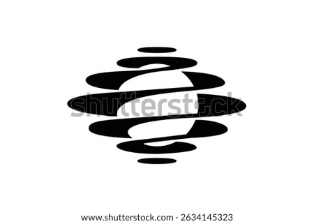 Planet logo design minimal style concept, planet illustration symbol, space icon, linear vector outline illustration, Saturn logo, Moon icon, Sun icon, Earth icon, Space logo concept.