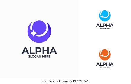 Planet logo design template concept, Space Astronomy logo designs template vector