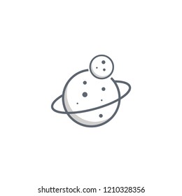 Planet Logo Design Vector