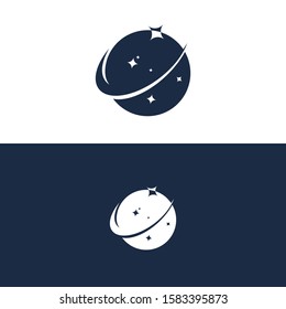 planet logo, planet Icon design