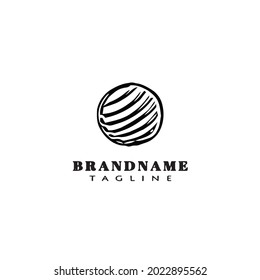 planet logo icon design template modern vector illustration