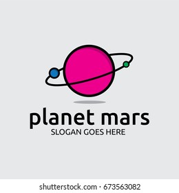the planet logo template.