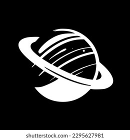 Planet | Minimalist and Simple Silhouette - Vector illustration