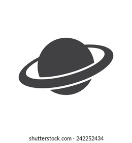 Planet, modern flat icon