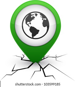 Planet modern icon. Vector illustration.