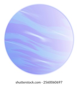  Planet Neptune on White Background from Solar System