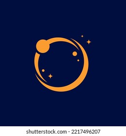 Planet Orbit Logo designs concept vector, Space orbital planetary Logo designs symbol