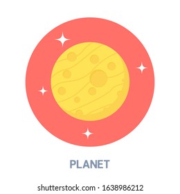Planet and other icon concept