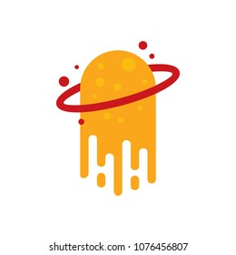 Planet Paint Logo Icon Design