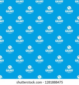 Planet pattern vector seamless blue repeat for any use