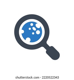 Planet research icon (Vector illustration)
