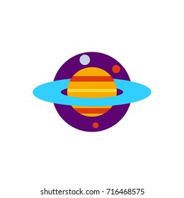 Planet Saturn icon