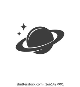 Planet saturn icon vector image