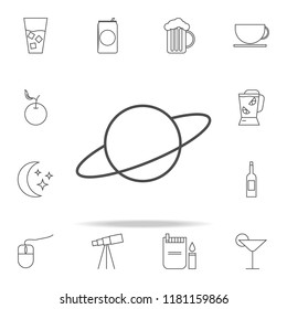 planet Saturn icon. web icons universal set for web and mobile