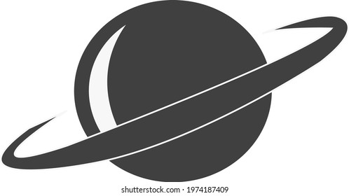 Planet Saturn in the solar system
