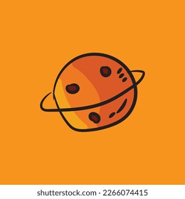 Planet Saturn. Vector, Abstract illustration of Planet Saturn. Eps 10