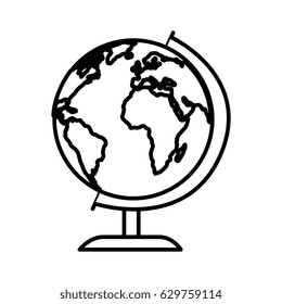 planet school isolated icon