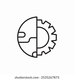 planet settings icon sign vector