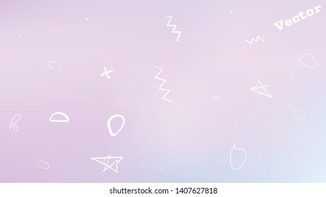 Planet and signs background. Astonomic hi-res and fresh. Illustration, colorful. Stars, planets, signs. Colorful universe new stars light.