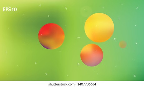 Planet and signs background. Colorful hi-res and fresh. Illustration, texture. Stars, planets, signs. Colorful universe new stars light.